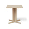 Trefoil Square Table  option White Oak