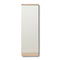 Rim Mirror  option White Oak