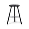 Shoemaker Stool  option Black Stained Beech