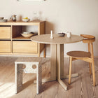 Trefoil Round Dining Table with 4 Legs
