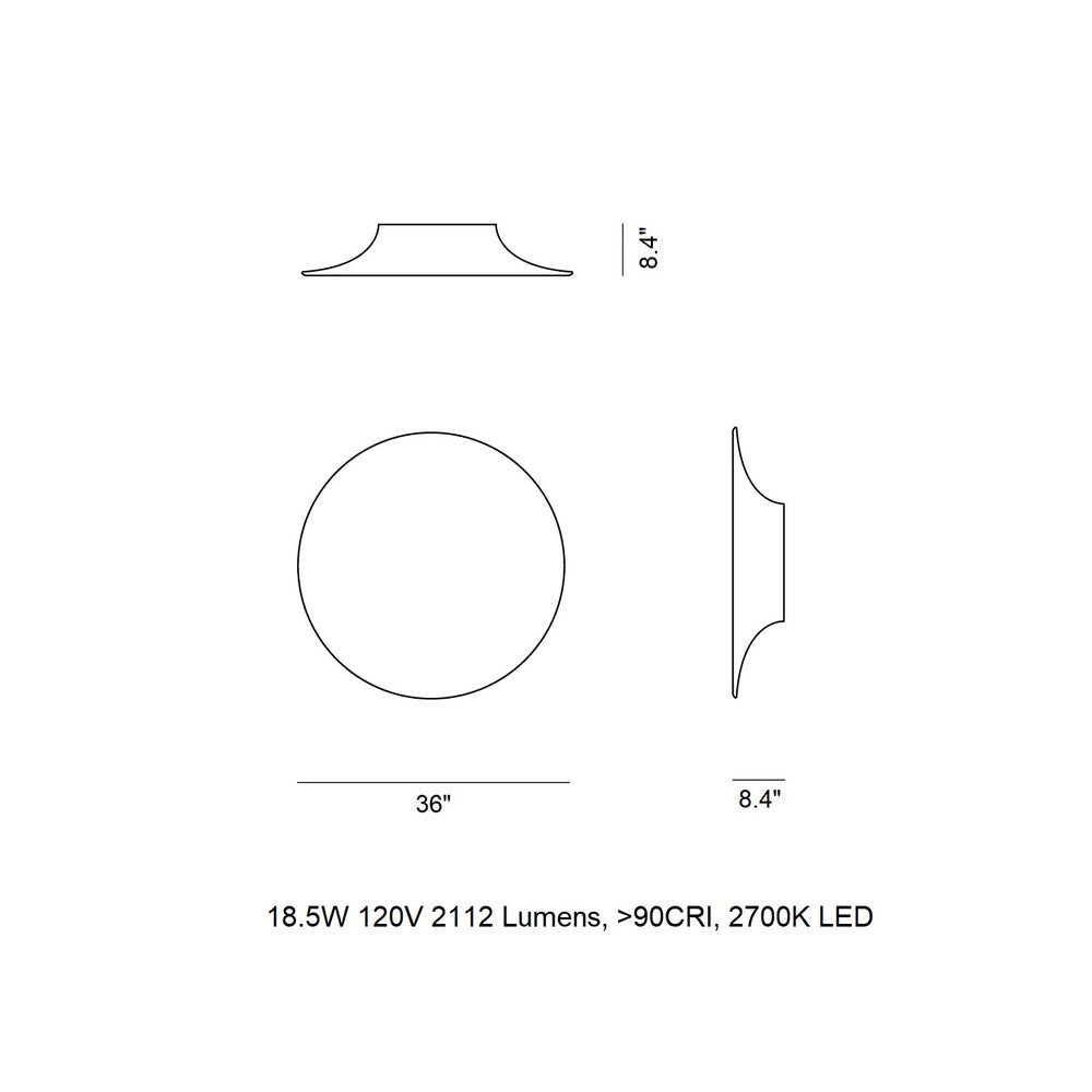 Anoor LED Wall/Ceiling Light