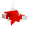 Big Bang L - XL Pendant Light  option Red