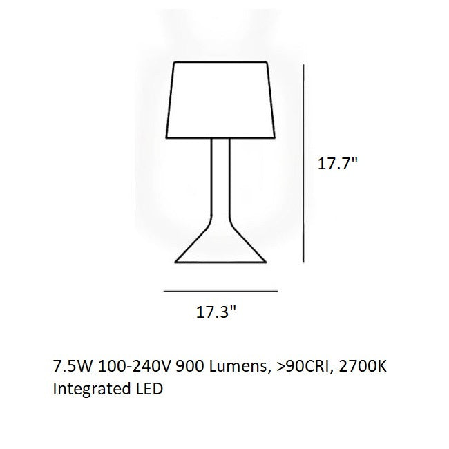 Chapeaux V Table Lamp