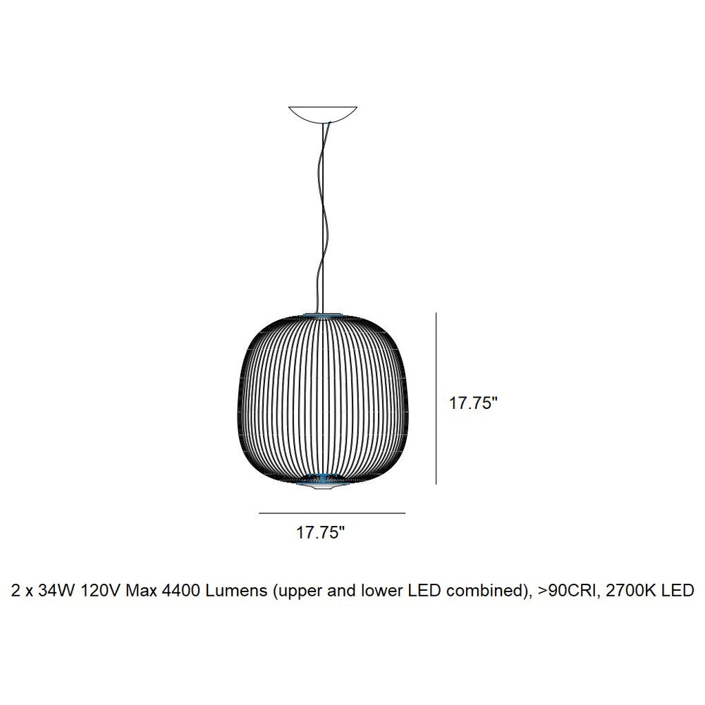 Spokes Ambient LED Pendant Light