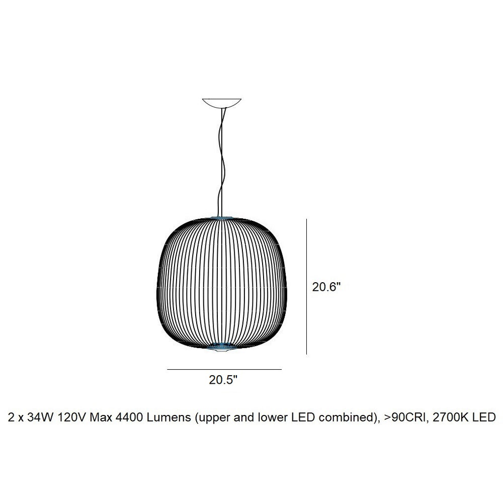 Spokes Ambient LED Pendant Light