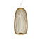 Spokes Ambient LED Pendant Light  option Gold