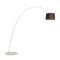 Twiggy Ellle Wood Floor Lamp  option Rosewood / Greige