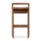 Baden Bar and Counter Stool  option Haven Tobacco Leather / Lamont Nettlewood