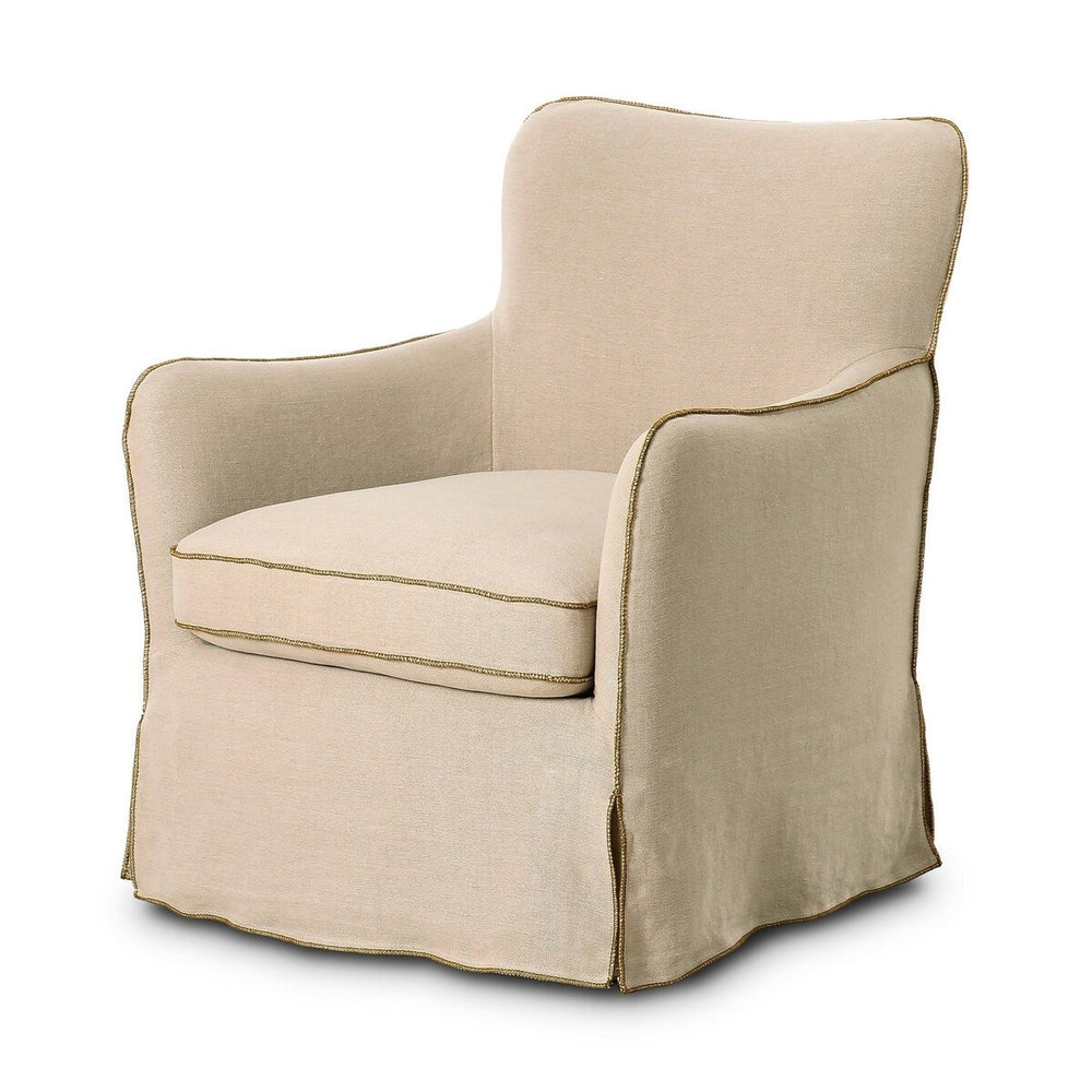 Devon Slipcover Swivel Lounge Chair