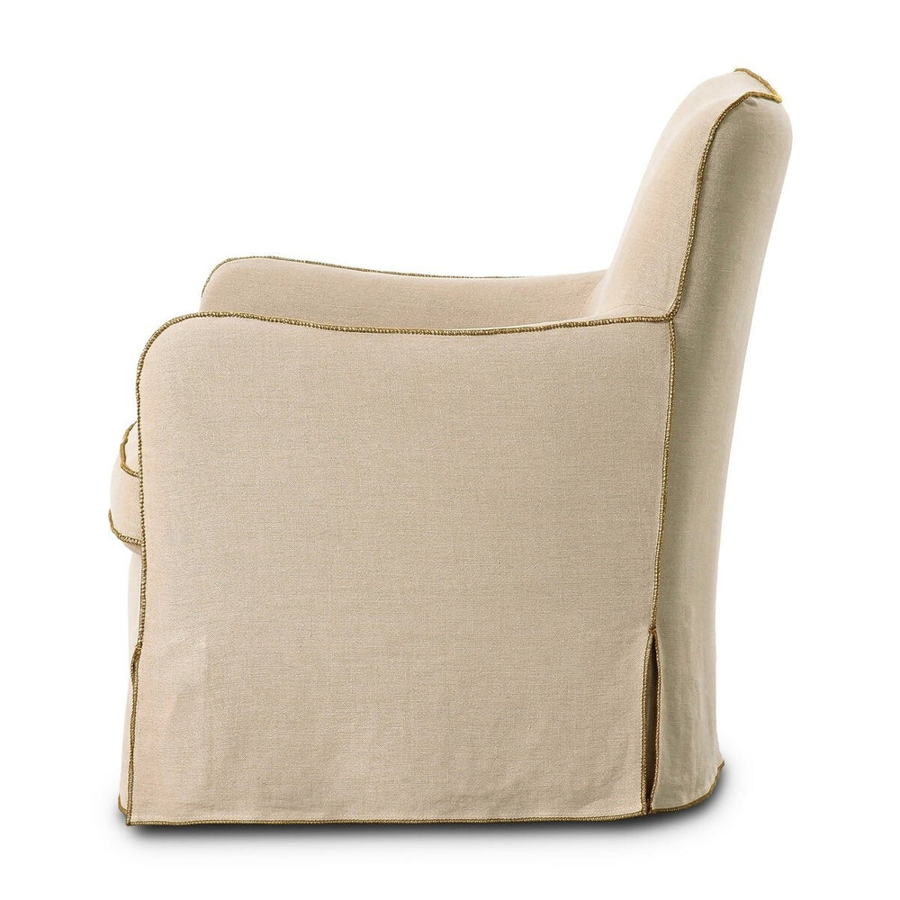 Devon Slipcover Swivel Lounge Chair