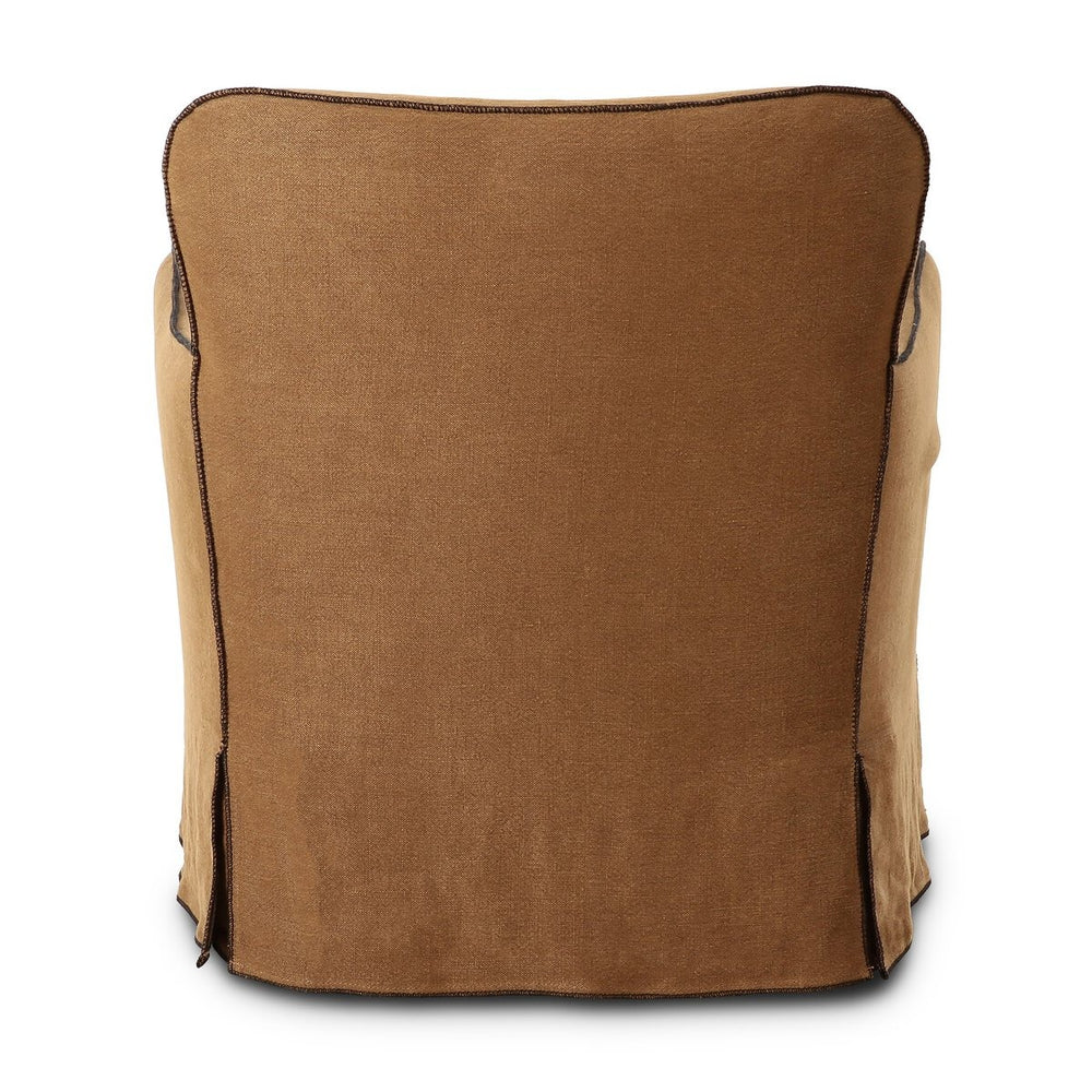 Devon Slipcover Swivel Lounge Chair