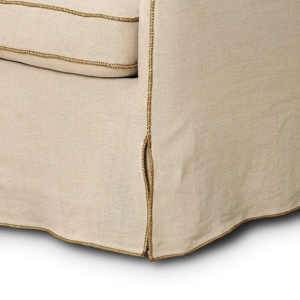 Devon Slipcover Swivel Lounge Chair