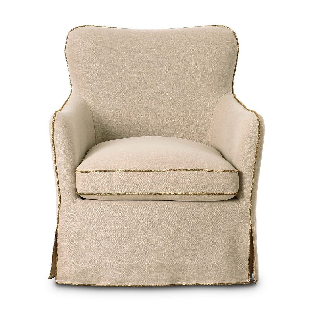 Four Hands Devon Slipcover Swivel Lounge Chair - 2Modern