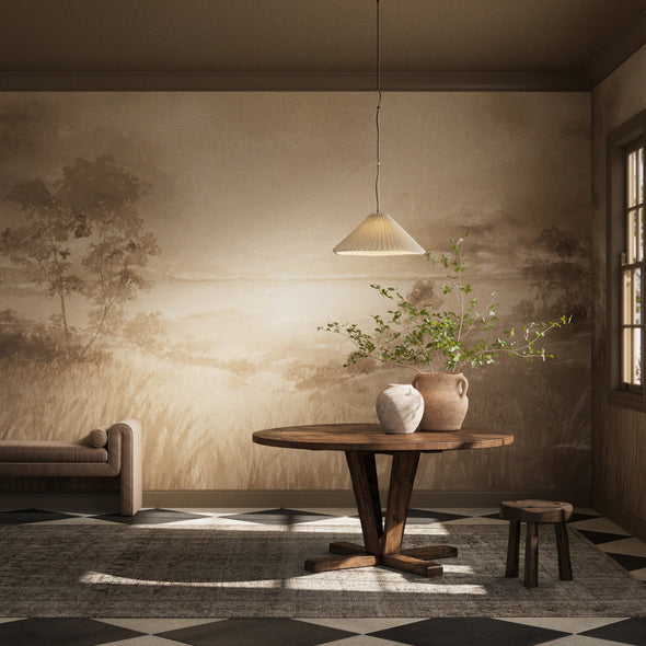 Harmonic Hills Mural by Aileen Fitzgerald Wallpaper
