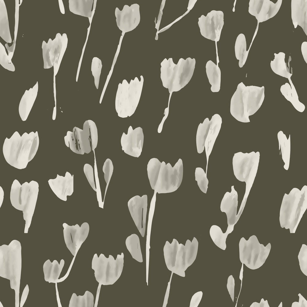 Wild Flowers I by Roseanne Kenny Wallpaper