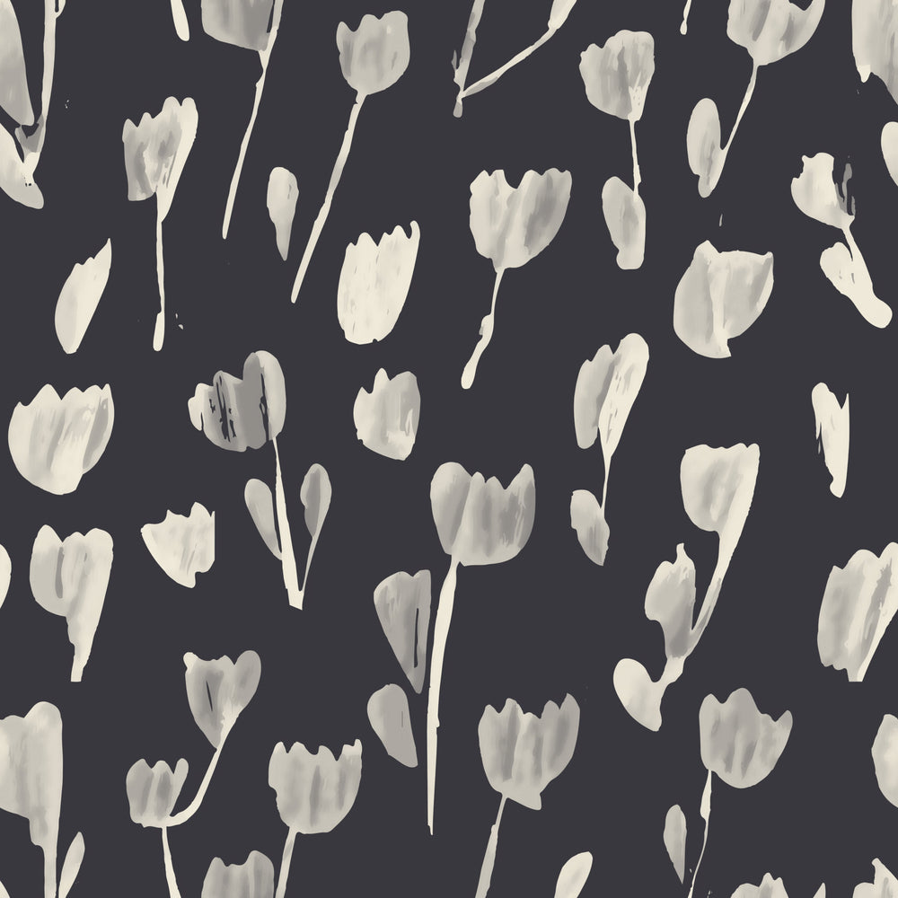 Wild Flowers I by Roseanne Kenny Wallpaper Sample Swatch