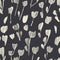 Wild Flowers I by Roseanne Kenny Wallpaper Sample Swatch  option Black II Sample