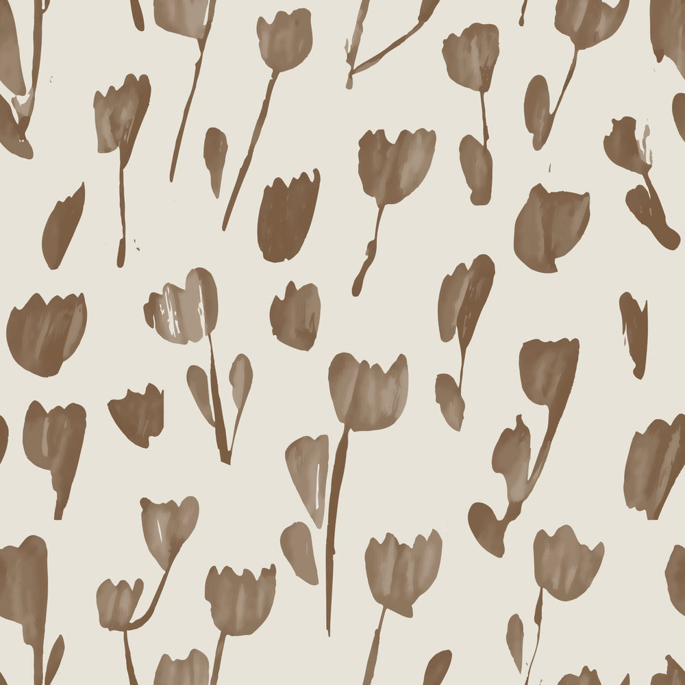 Wild Flowers I by Roseanne Kenny Wallpaper Sample Swatch