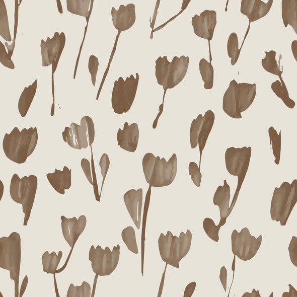 Wild Flowers I by Roseanne Kenny Wallpaper Sample Swatch