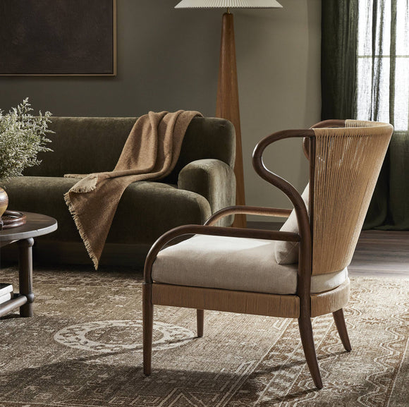 Amber Lewis x Four Hands Amira Lounge Chair