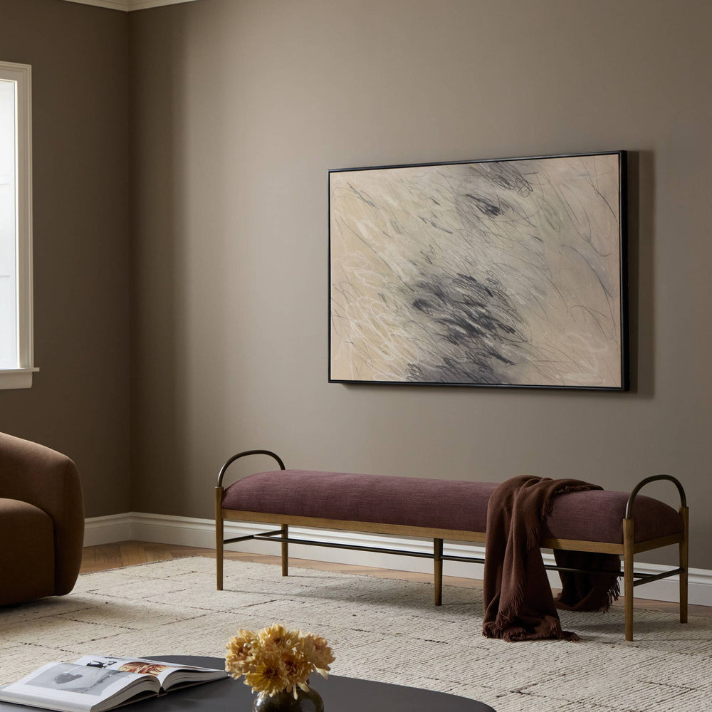 Amber Lewis x Four Hands Demi Accent Bench
