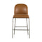 Astrud Bar & Counter Stool  option Sierra Butterscotch Faux Leather / Brushed Slate