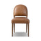 Abilene Dining Chair  option Chaps Saddle Leather / Aged Oak