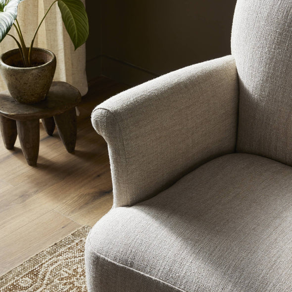 Amber Lewis x Four Hands Arden Camellia Swivel Chair