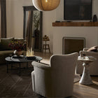 Amber Lewis x Four Hands Arden Camellia Swivel Chair