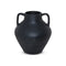 Amber Lewis x Four Hands Atrani Vessel  option Aged Black Terracotta