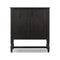 Amber Lewis x Four Hands Bari Bar Cabinet  option Cracked Smoked Black Veneer