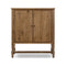 Amber Lewis x Four Hands Bari Bar Cabinet  option Weathered Oak Veneer