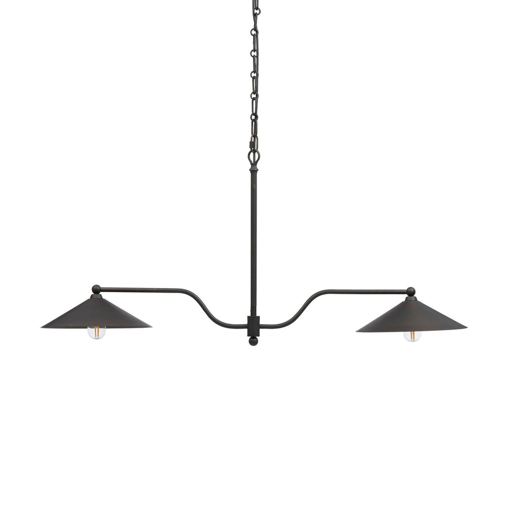 Amber Lewis x Four Hands Brecken Linear Chandelier