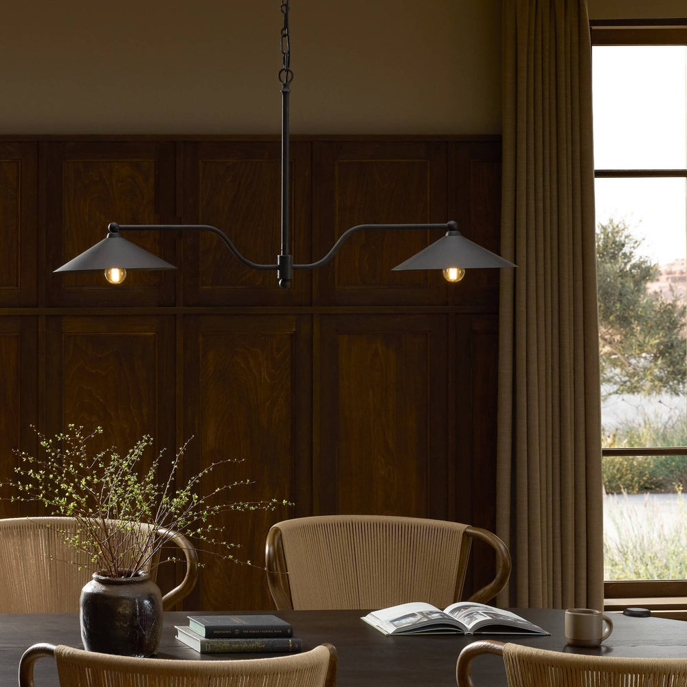 Amber Lewis x Four Hands Brecken Linear Chandelier