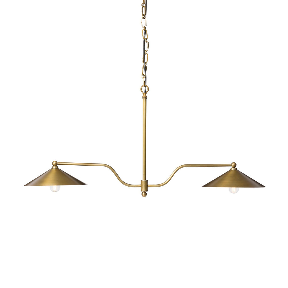 Amber Lewis x Four Hands Brecken Linear Chandelier
