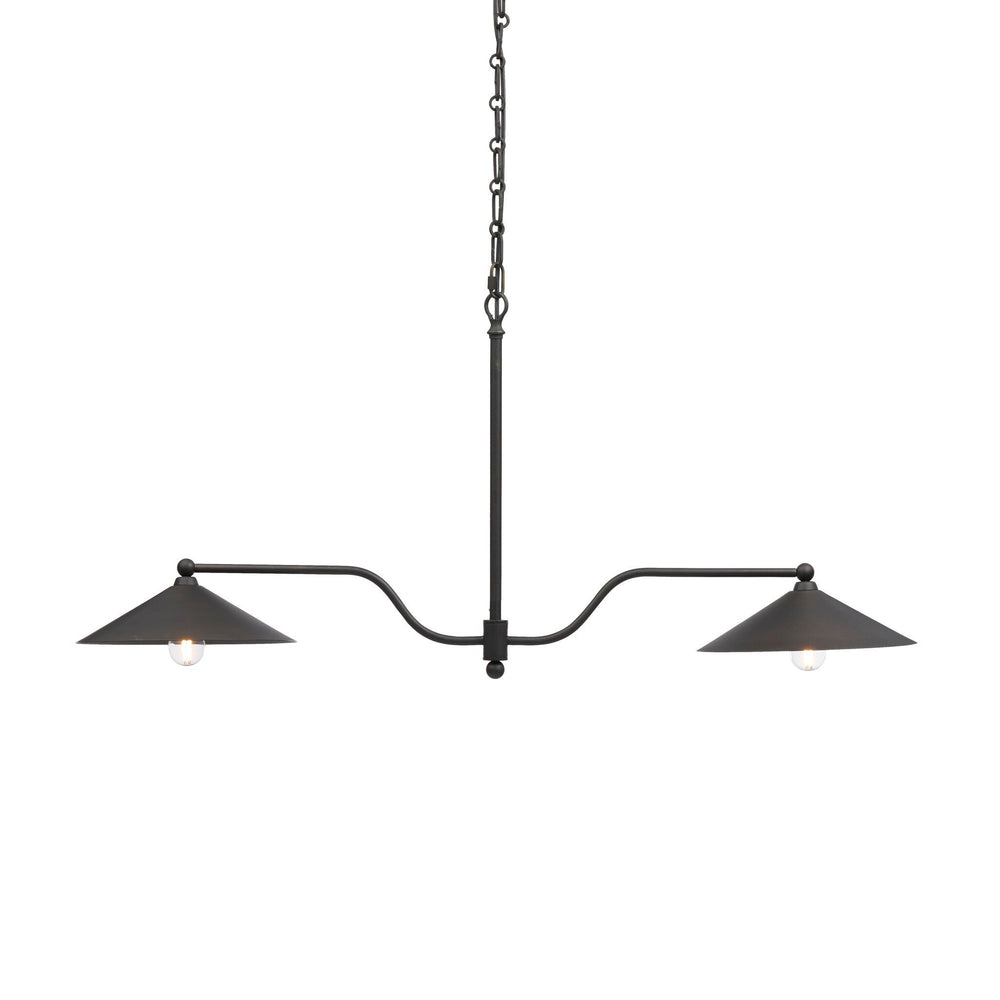 Amber Lewis x Four Hands Brecken Linear Chandelier