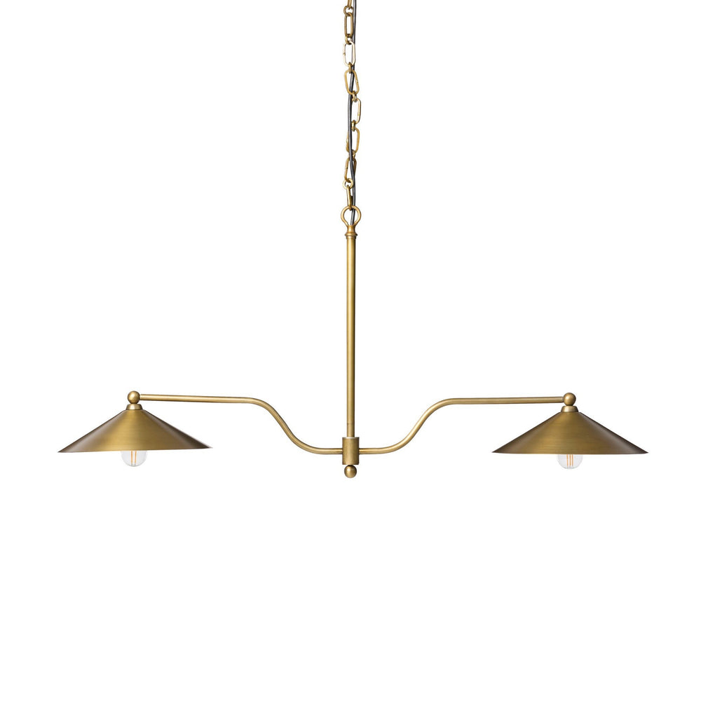 Amber Lewis x Four Hands Brecken Linear Chandelier