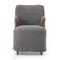 Amber Lewis x Four Hands Brently Dining Chair  option Broadway Denim / Distressed Oak