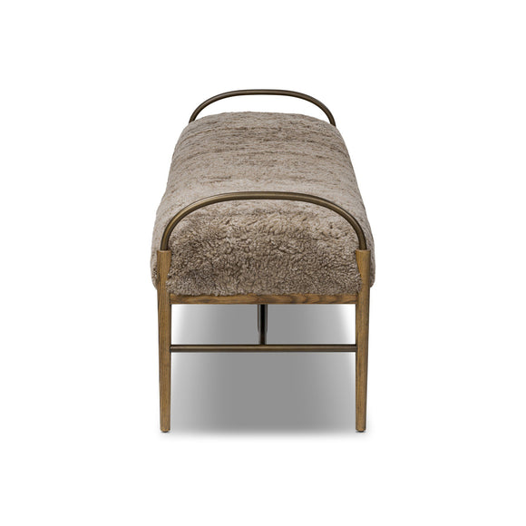 Amber Lewis x Four Hands Demi Accent Bench
