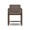 Amber Lewis x Four Hands Dume Outdoor Dining Armchair  option Dark Textured Woven