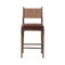 Amber Lewis x Four Hands Fayth Bar and Counter Stool  option Dulane Mahogany Leather