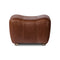 Amber Lewis x Four Hands Kylo Ottoman  option Dulane Mahogany Leather