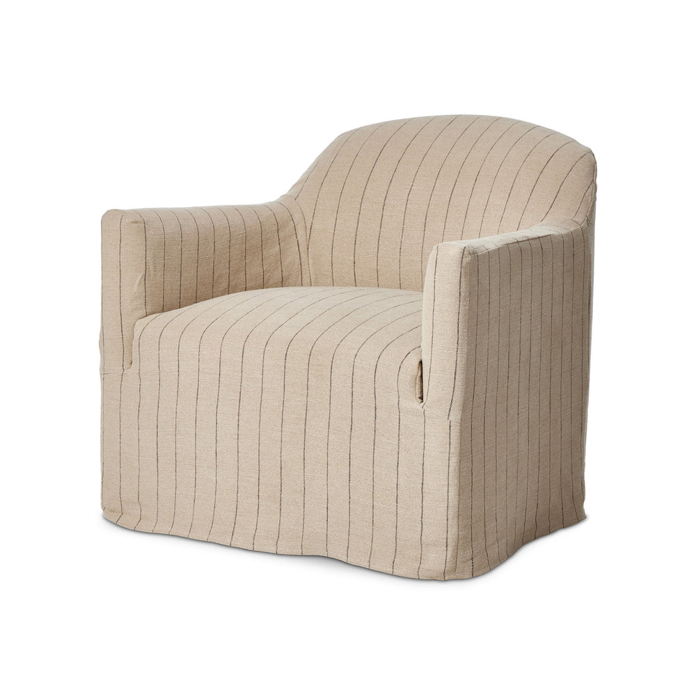 Amber Lewis x Four Hands Lowell Slipcover Swivel Chair