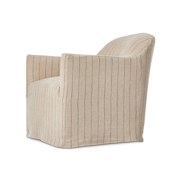 Amber Lewis x Four Hands Lowell Slipcover Swivel Chair