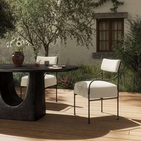 Amber Lewis x Four Hands Nevin Outdoor Dining Chair