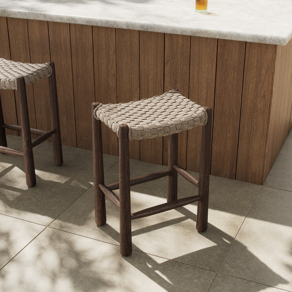 Amber Lewis x Four Hands Savio Outdoor Stool