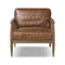 Amber Lewis x Four Hands Warren Lounge Chair  option Dulane Mahogany Leather