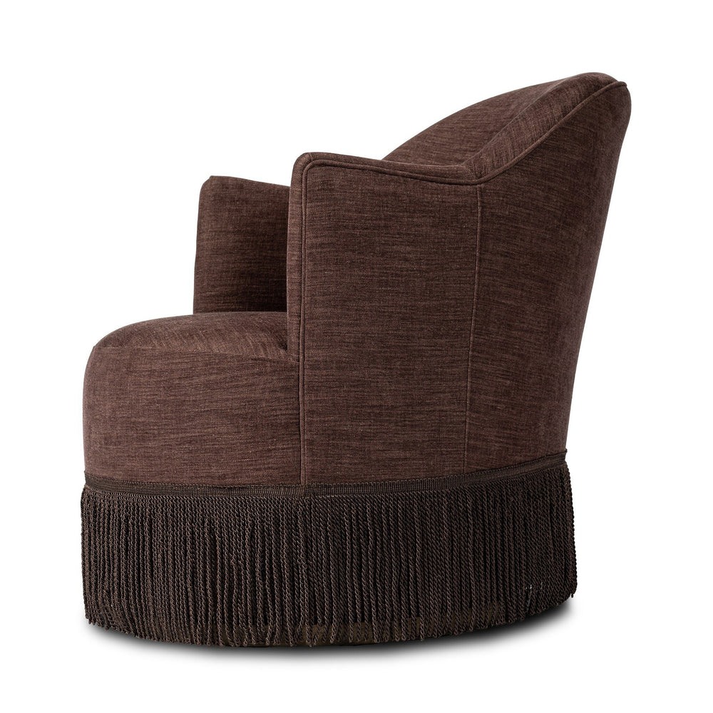 Aurora Fringe Swivel Chair