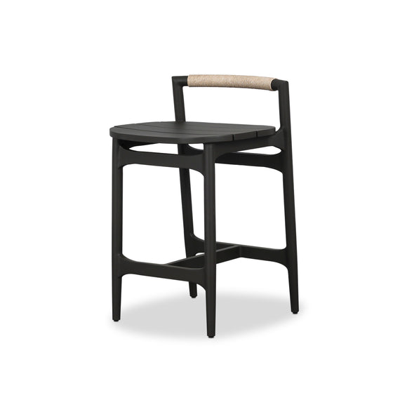 Baden Outdoor Bar and Counter Stool with Metal Base