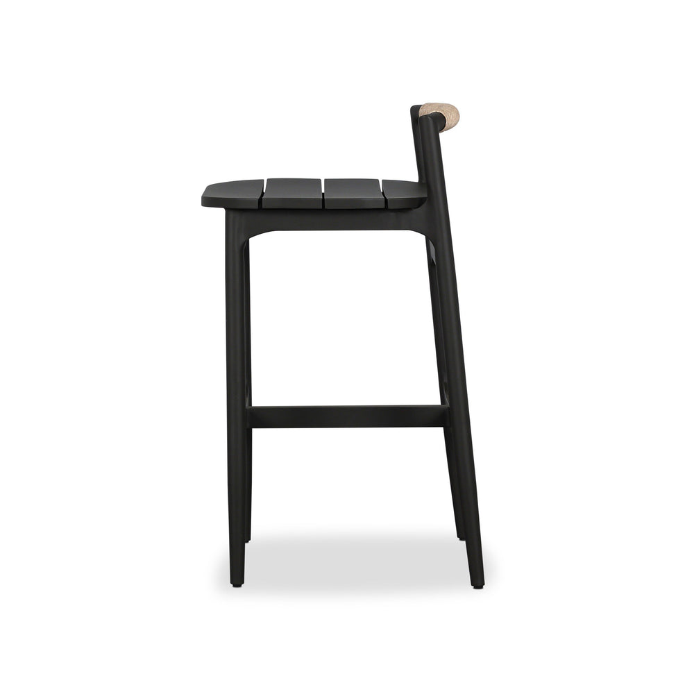 Baden Outdoor Bar and Counter Stool with Metal Base